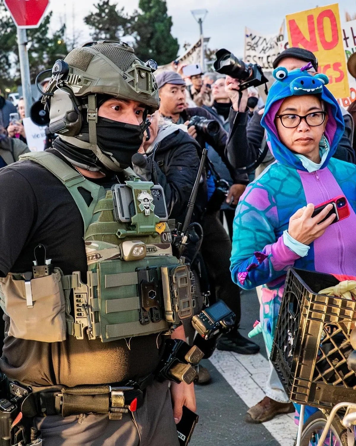 Protests in Oakland Yesterday [OC]