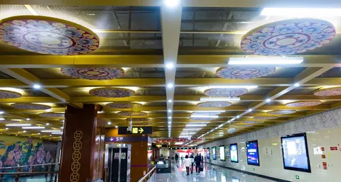 Chengdu Metro Station, China