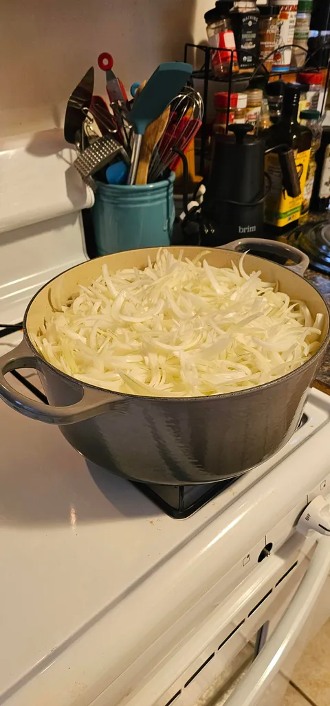 [Homemade] French onion soup.