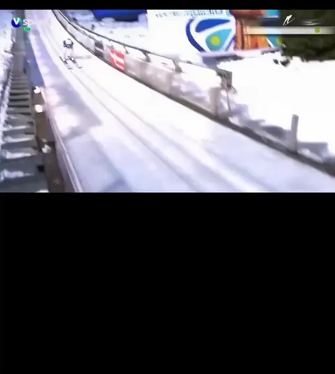This ski jump by Timi Zajc in 2023 went so far that it exceeded the size of the hill by 1.5 meters
