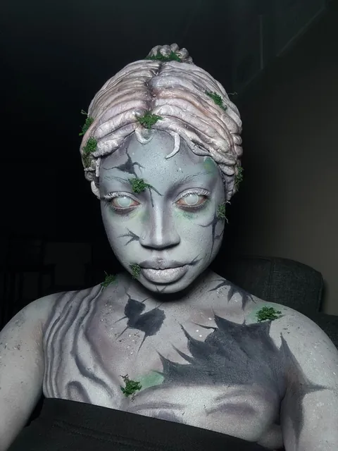 statue makeup look 🗿