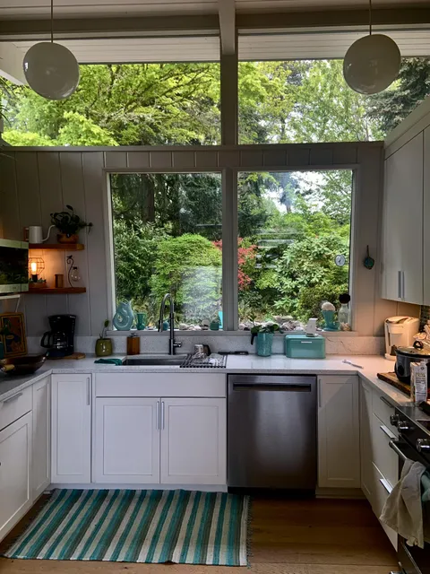 Caught my kitchen looking cozy yesterday.