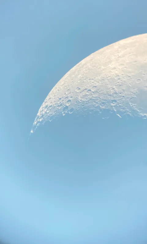 Moon during the day