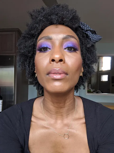 I legit could not get a flattering angle of this look 🤣😂🤷🏾‍♀️ purple love.
