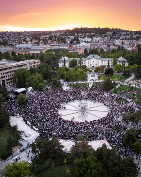 Thousands protested in 16 cities across Slovakia