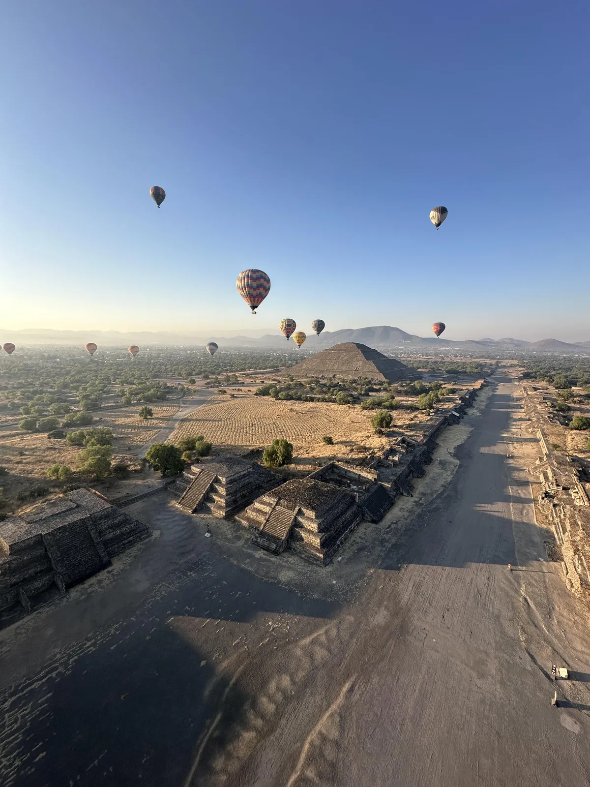 [OC] Teotihuacán in Mexico - taken from a hot air balloon - 29Apr2025