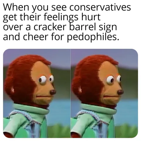 Forget the pancakes, let's discuss the molested children by Republicans and Churches. Epstein?