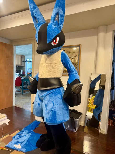 My Lucario Cosplay is almost Done!