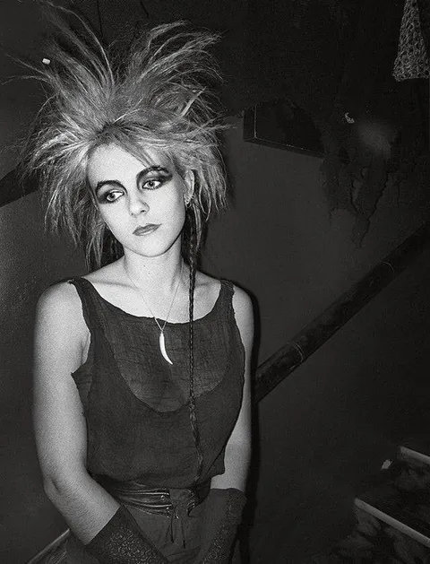 Elizabeth Hurley at The Batcave club in London, 1984