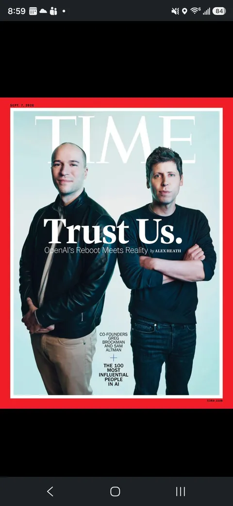 TIME really went with ‘Trust Us'
