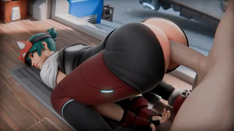 kiriko recieves a package (aphy3d)