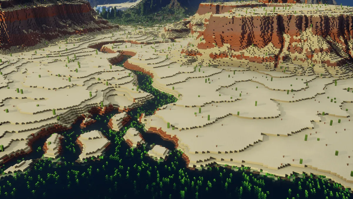 Textbook Map in Minecraft
