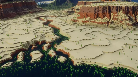Textbook Map in Minecraft