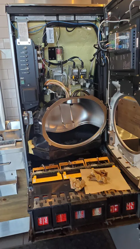 (OC) The inside of a Coke Freestyle soda pop drink machine