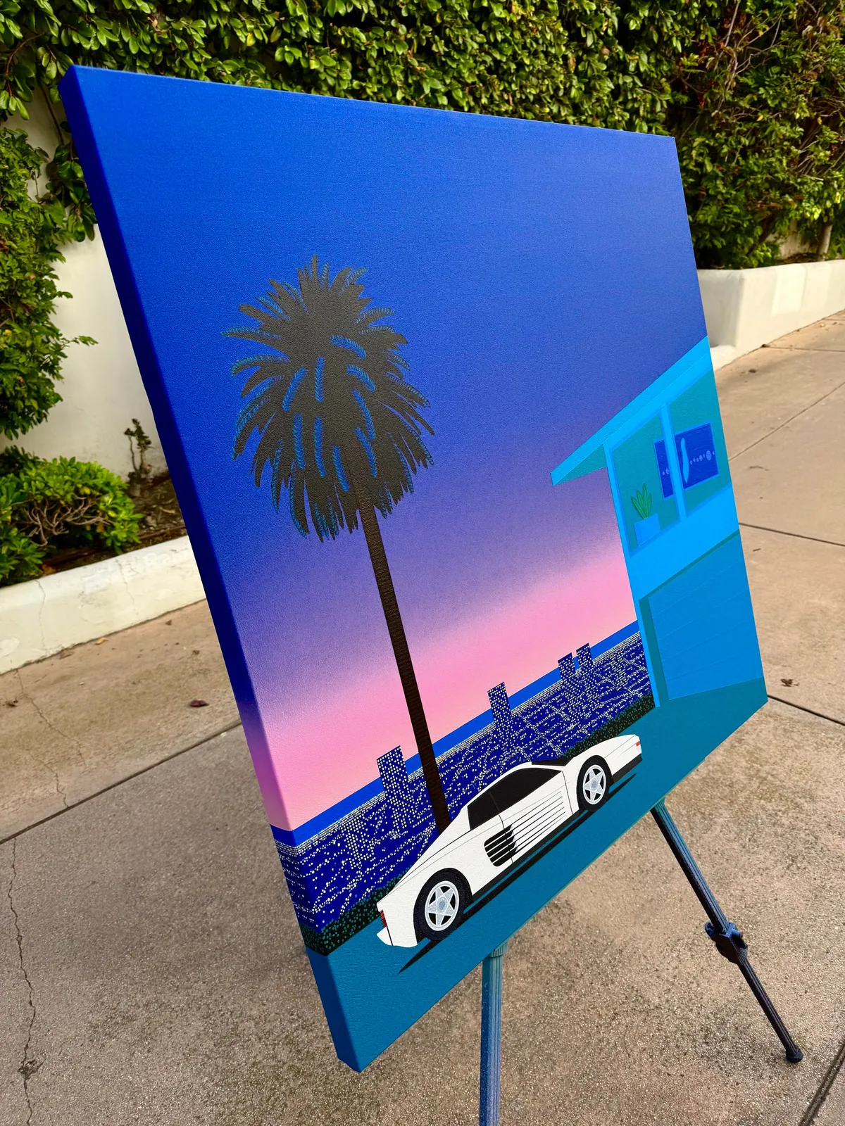 [OC] I can't afford a $30,000 original Hiroshi Nagai painting. I had to make one myself.