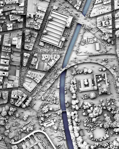 [OC] Fragments from my collection of very detailed shaded maps of cities