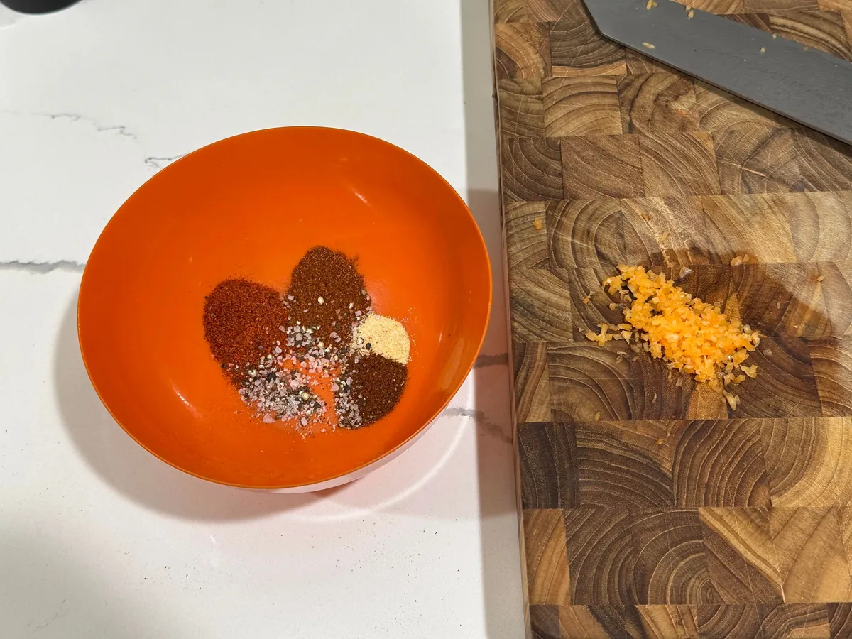 [homemade] nashville hot chicken salad sandwich. kinda.