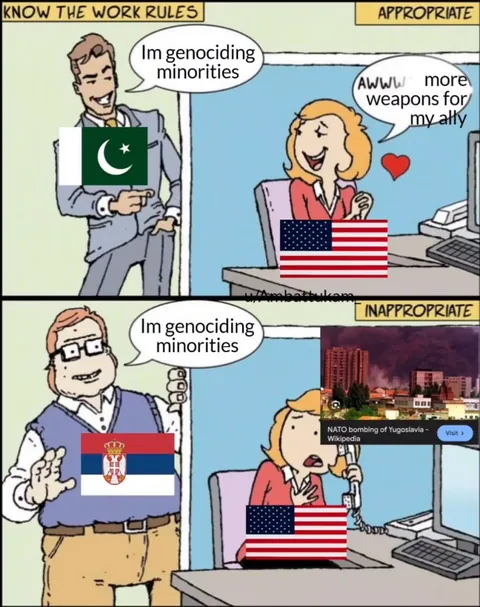 Perks of being an American ally