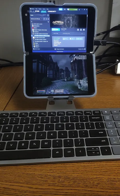 I have a strange obsession with PC gaming on unusual devices.