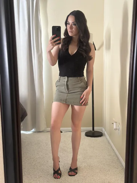 My outfit. I always prefer to dress up.