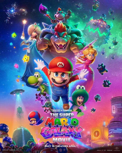 New Poster for 'The Super Mario Galaxy Movie'