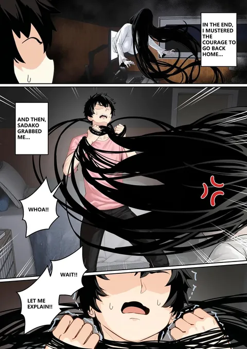 Regarding Sadako Getting Stuck On A Computer Screen [pz-x]