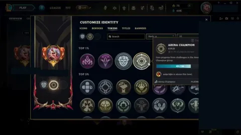 I found a way to remove tokens in League