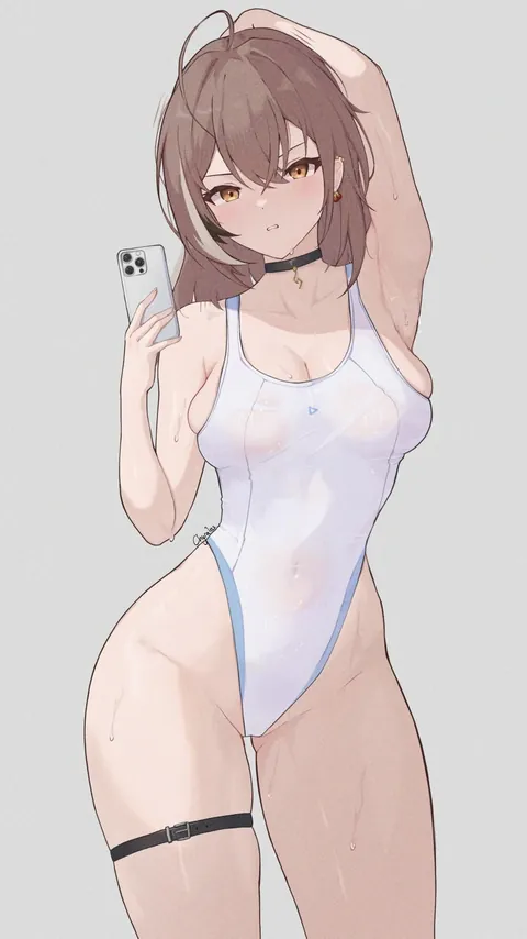 Swimsuit Nanashi (By Chyraliss)