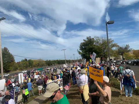 Went to my local “No Kings” protest today!