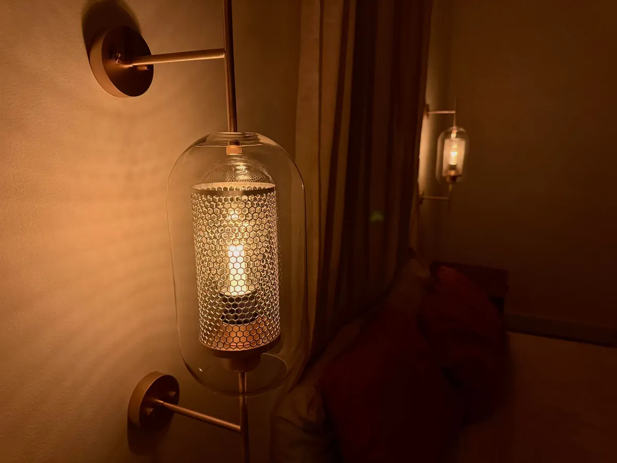 I made a pair of wall sconces for my bedroom renovation