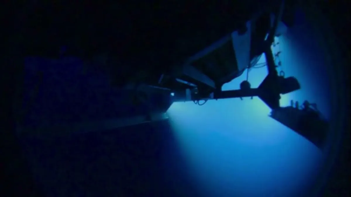 Netflix's OceanGate documentary shows footage of the 'Titan' sub's carbon fiber hull beginning to fail. This ultimately lead to a catastrophic failure in a later dive. The popping sounds are terrifying