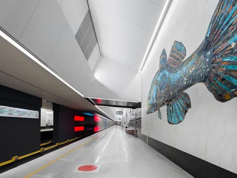 Architecture of some Moscow metro stations