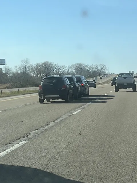 [oc] Just a van casually towing two cars. As one does.