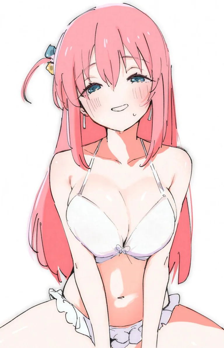 (Artist: うきた乳業) Hitori with her beautiful smile [Bocchi the Rock!]