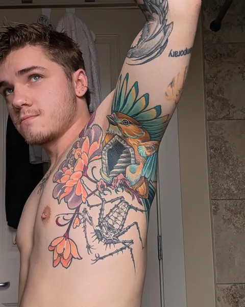 Fay young, The Fall Tattooing, Vancouver BC Canada.