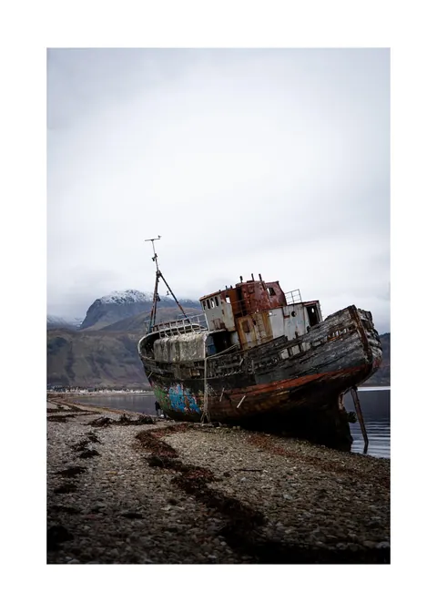 ITAP of a wreck in Scotland
