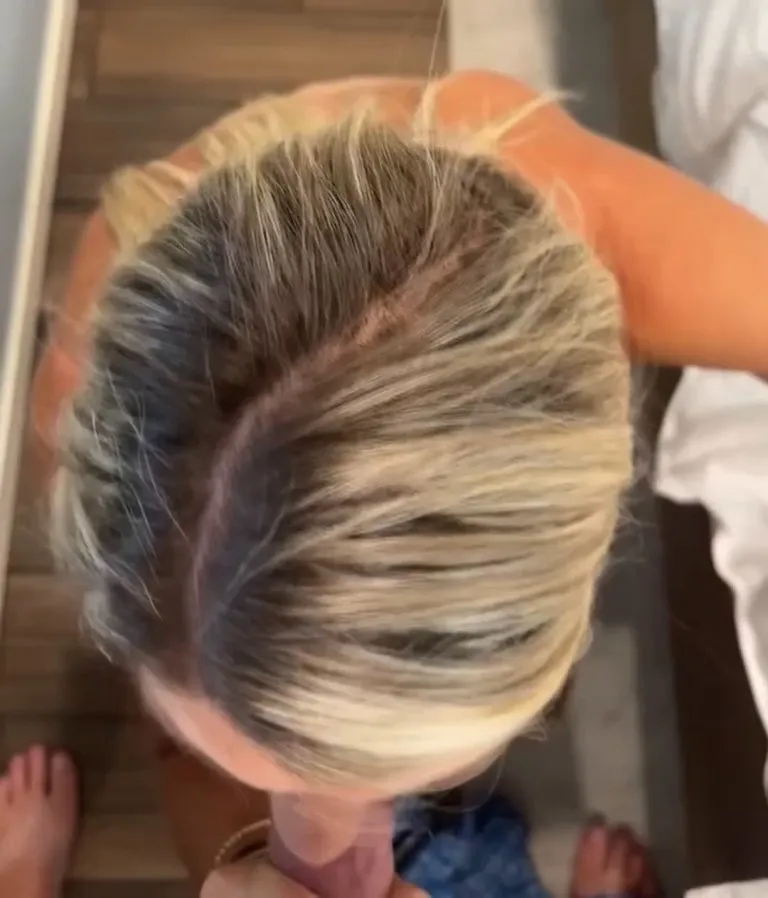 When I grip and suck and he tells me to look at him I start to drip between my legs