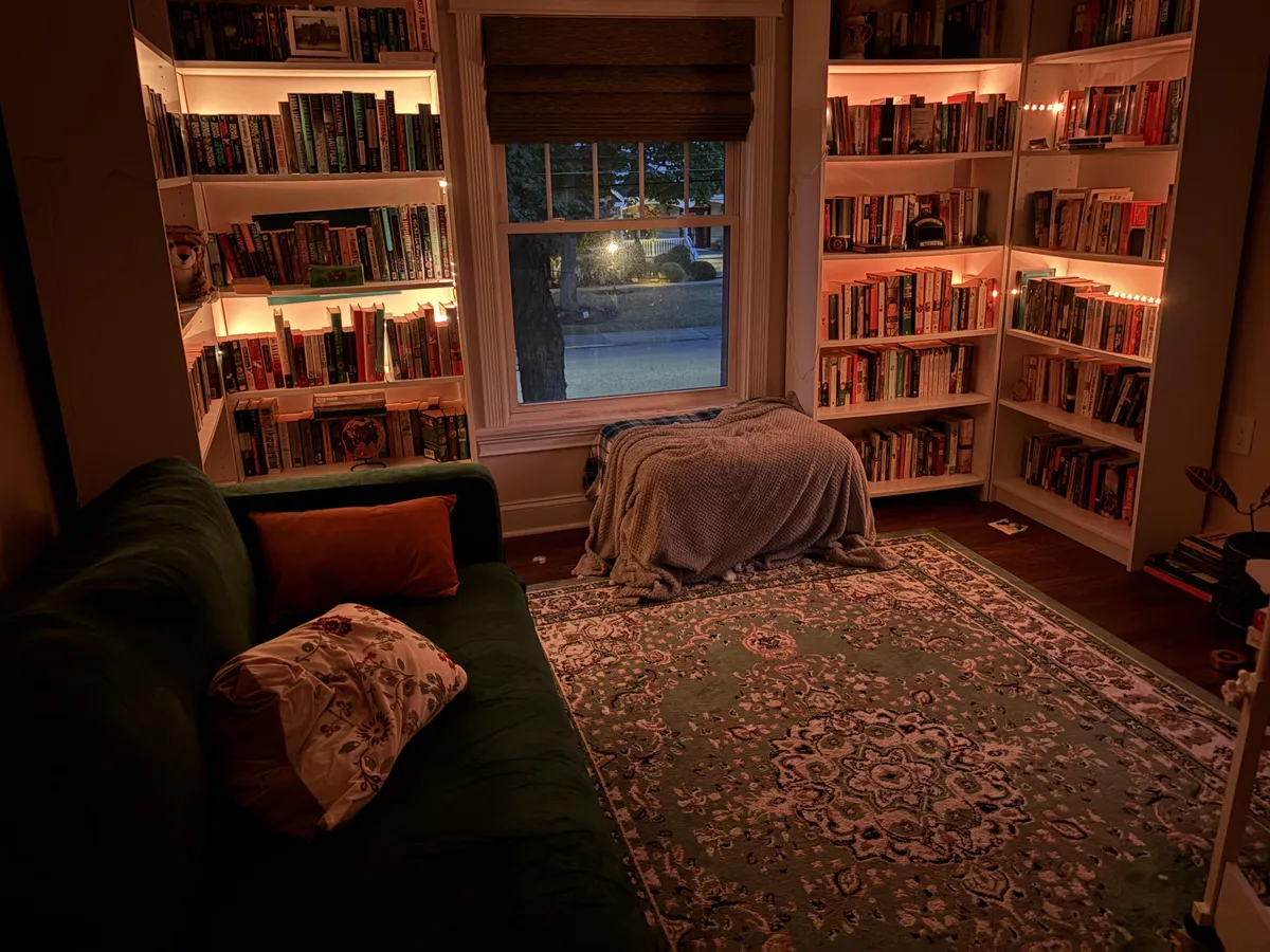 My library/living room.