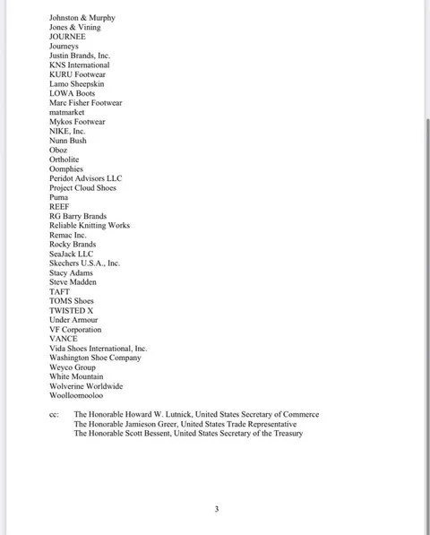 Nike, Adidas and other sneaker brands write letter to Trump for tariff exemption
