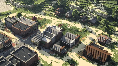 After 2 months of work, i finally built the whole Blackwater town from Red Dead Redemption2!