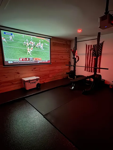 Garage Gym Before and After