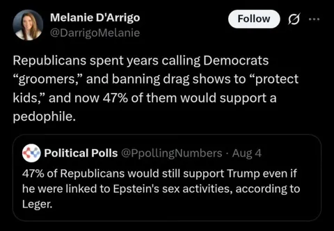 GOP: Protect kids! (Unless it’s Trump &amp; Epstein