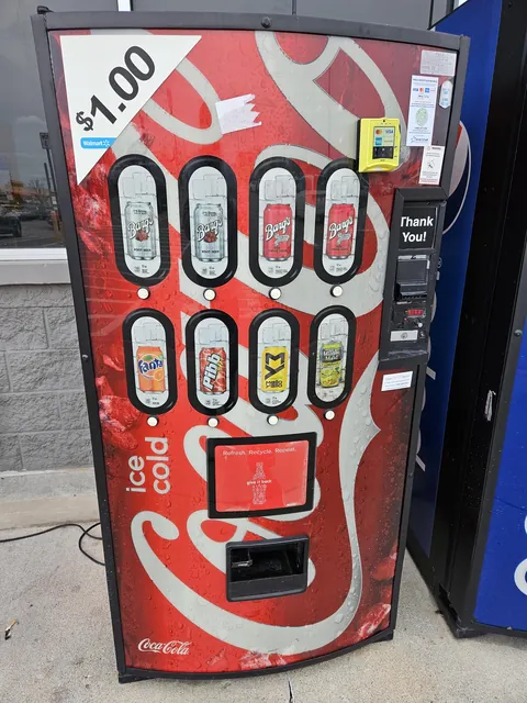 A Coke machine that doesn't sell Coke