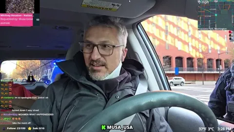 Middle Eastern Streamer Pulled Over by US Cops and Asked "Any Nuclear Weapons?"