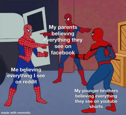 And we’re all gullible 