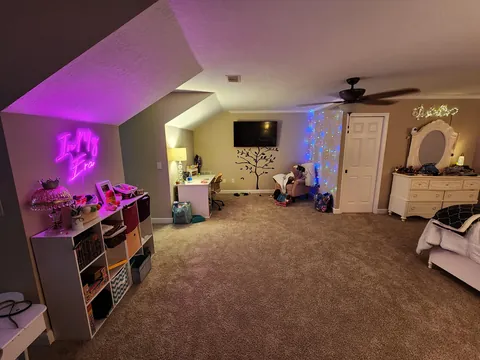 Transformed bonus room to daughter's dream bedroom.
