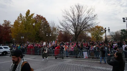 [OC] Veterans protesting at the Capitol. Remove the Regime 11/21/25