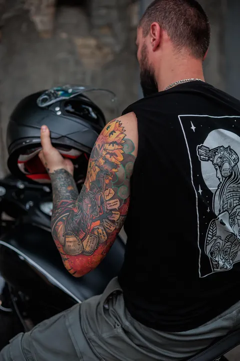 Andrii Moroz. Ukraine 2025. Fully healed. Forearm is coverup.