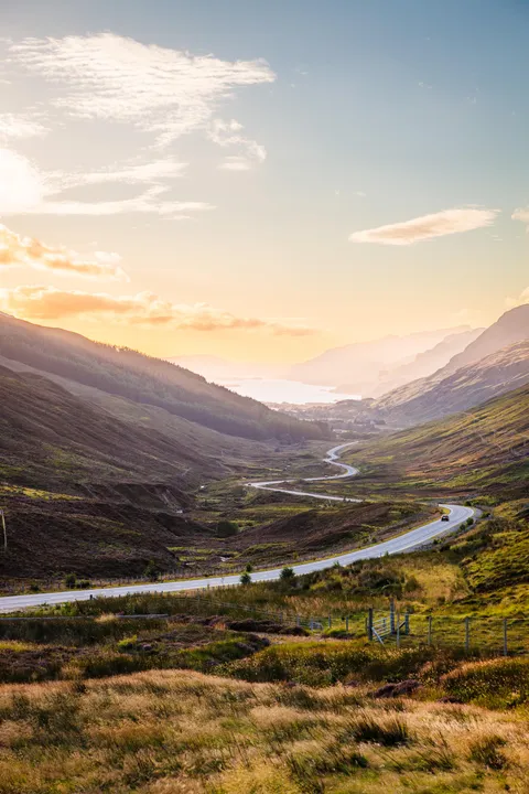 ITAP of a winding road