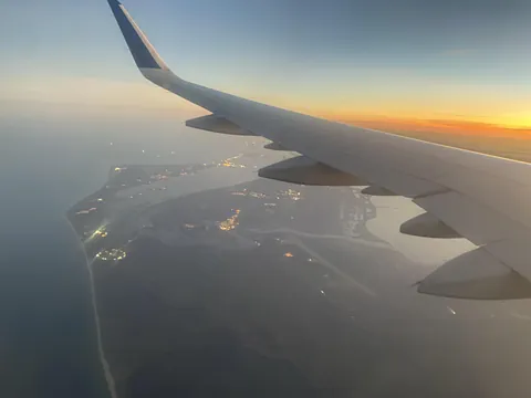 I took an incredible shot of Cape Canaveral this evening